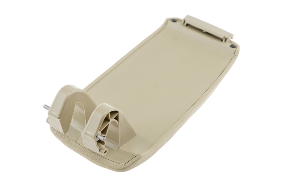 ARMREST FLAP WITH BUTTON compatible AUDI A3 2003-2012/ COLOR: BEIGE, MATERIAL: ECO LEATHER/ - EZC-AU-067