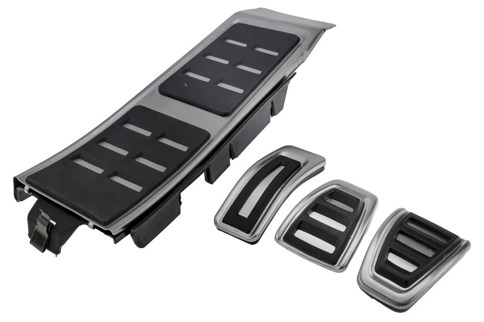 Pedals  cover compatible AUDI A4 B8 2007-,A5 2007-,A6 2011-,A7 2010-,A8 2009-,Q3 2011-,Q8 2008- EZC-AU-166