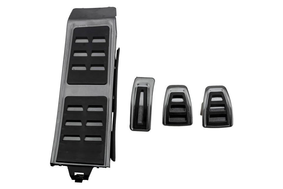 Pedals  cover compatible AUDI A4 B8 2007-,A5 2007-,A6 2011-,A7 2010-,A8 2009-,Q3 2011-,Q8 2008- EZC-AU-166