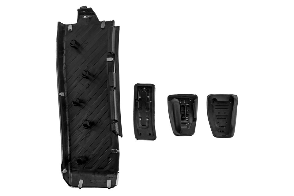 Pedals  cover compatible AUDI A4 B8 2007-,A5 2007-,A6 2011-,A7 2010-,A8 2009-,Q3 2011-,Q8 2008- EZC-AU-166