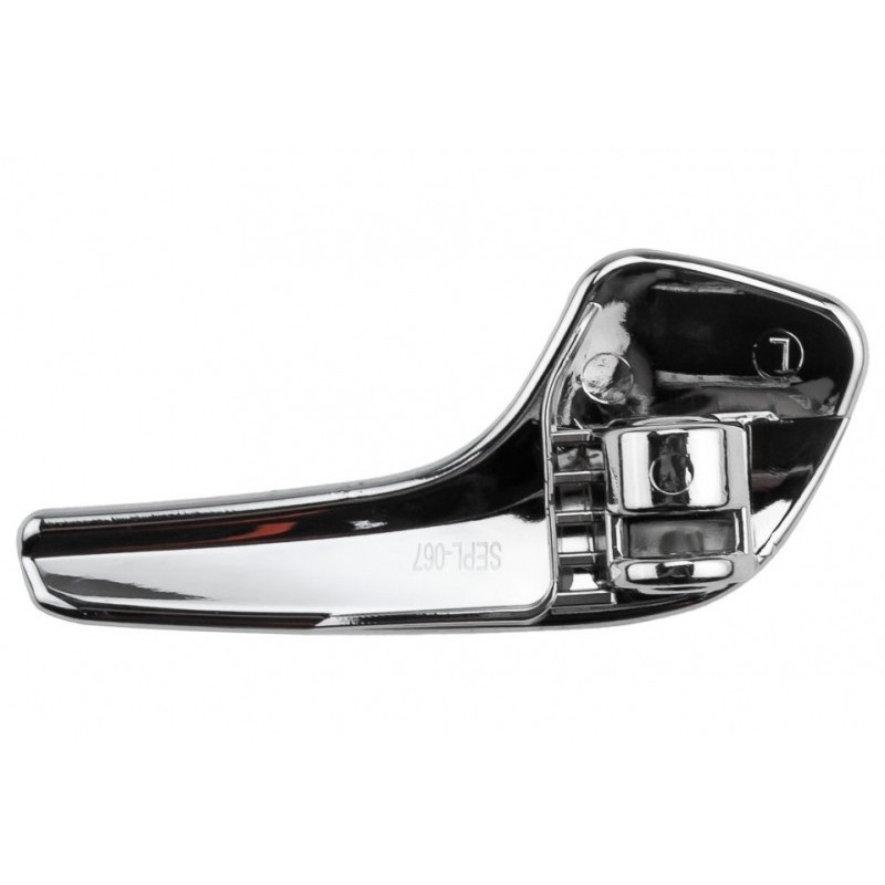 Door handle EZC-PL-067 Compatible OPEL CORSA D 2007-/left-chrome/ 13297813
