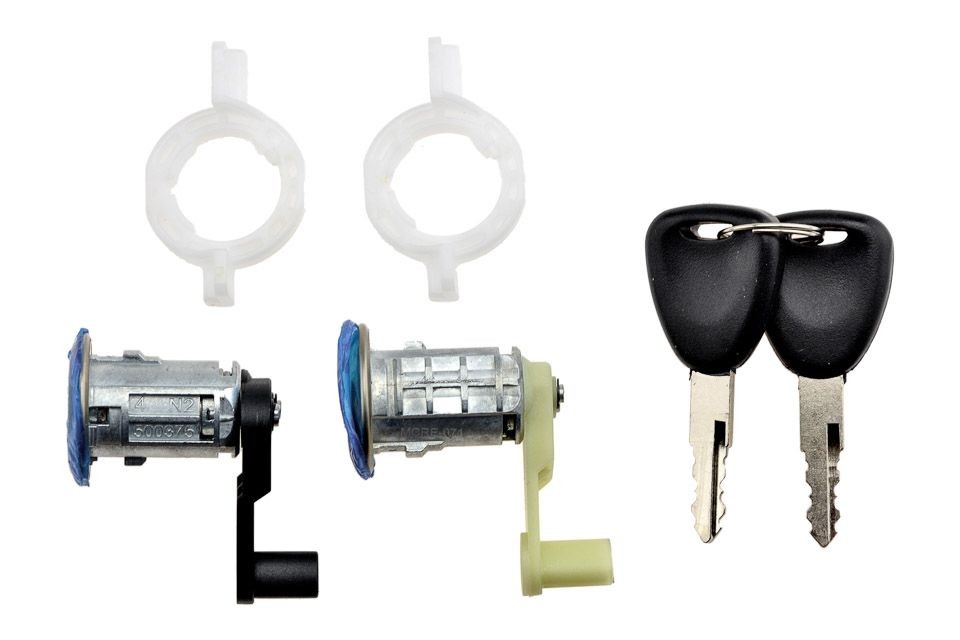 Door handle set compatible Renault Clio 2 1998-2005, Master 2 1998-2010, Megane 1995-2002, Scenic 1996-2003, Thalia 2000-2005, Left and Right, 2 Keys Included, , NTY /EZC-RE-071
