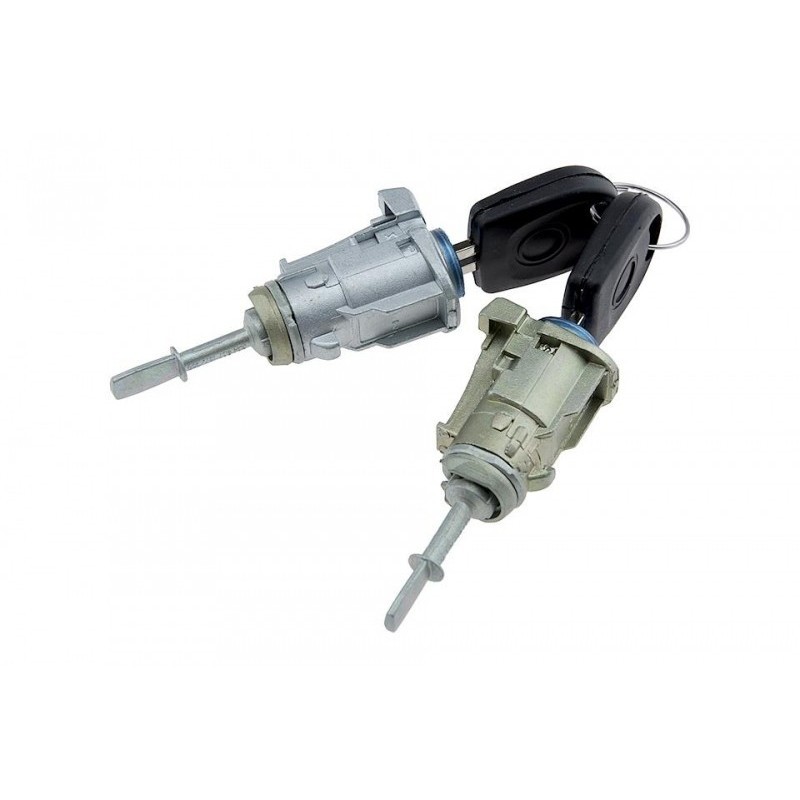 Lock cylinder set EZC-VW-092 Compatible VW GOLF IV 1997-, BORA 1998-, POLO 2001-, SKODA FABIA 1999-/TWO KEYS IN SET / 604837167