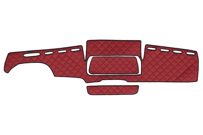 F-CORE FD08 Red board mat, ECO-leather, ECO-LEATHER compatible  MAN TGX I 06.06-