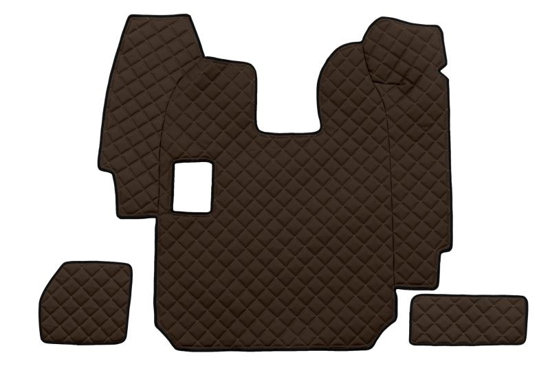 INTERIOR PRESS SET compatible SCANIA R MANUAL UNTIL 2010 LEFT, RIGHT AND MIDDLE BROWN  FL 11