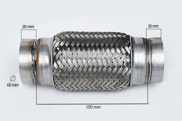 OUTER BRAID FLEXIBLE CONNECTOR (A) 60X150 MM Manufacturer code: FL 33753