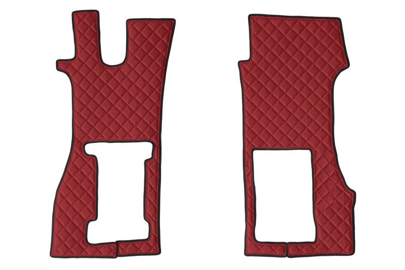 INTERIOR PRESS SET compatible SCANIA R AUTOMATIC FROM 2016 LEFT, RIGHT AND MIDDLE, PASSENGER SEAT WITH AIR CUSHION, RED  FL 37