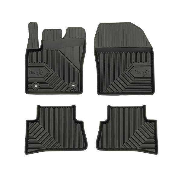 Rubber floor mats-FRG77407732- compatible Toyota C-HR