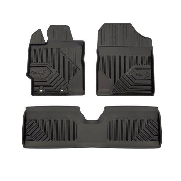 Rubber floor mats-FRG77407749- compatible Toyota Yaris