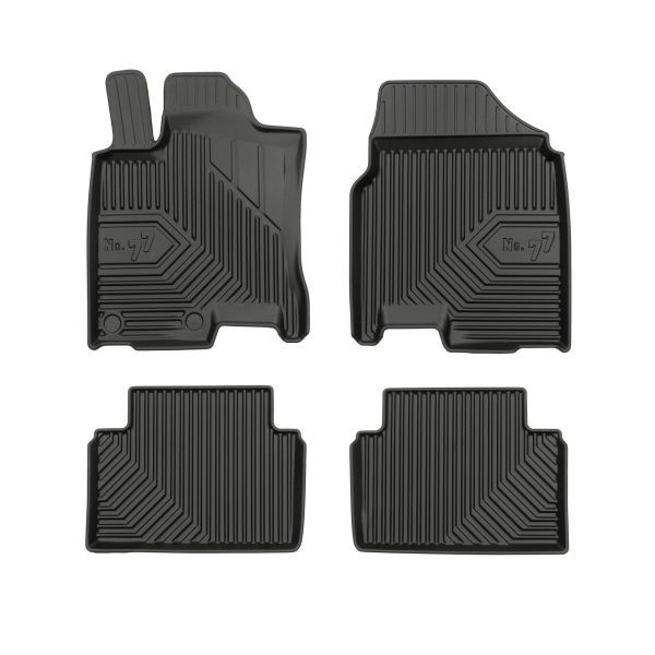 Rubber floor mats-FRG77408289- compatible  Nissan Qashqai I 02.07-04.14