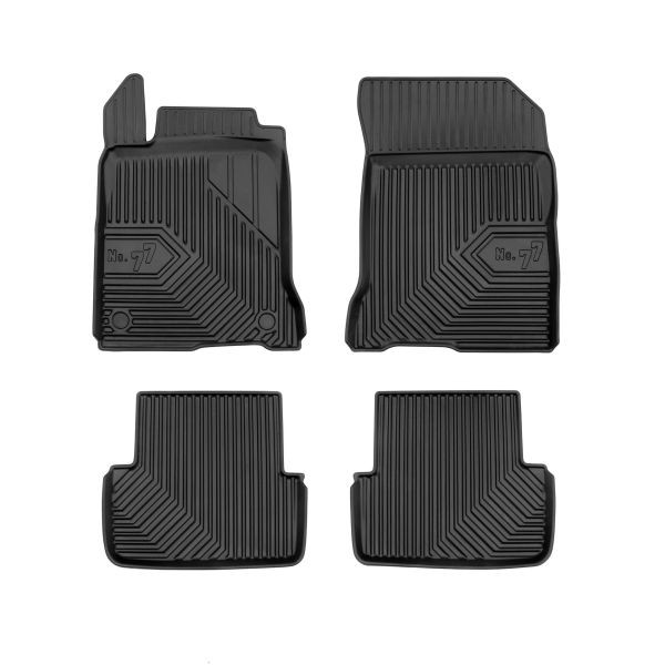 Rubber floor mats-FRG77408395-compatible  Renault