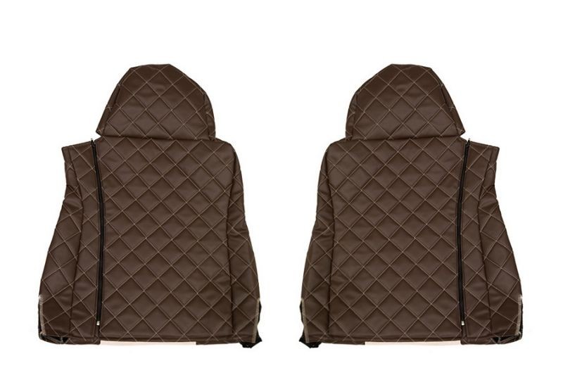 SEAT COVER  compatible DAF XF95 / XF105 BROWN/CHAMPAGNE FX 04