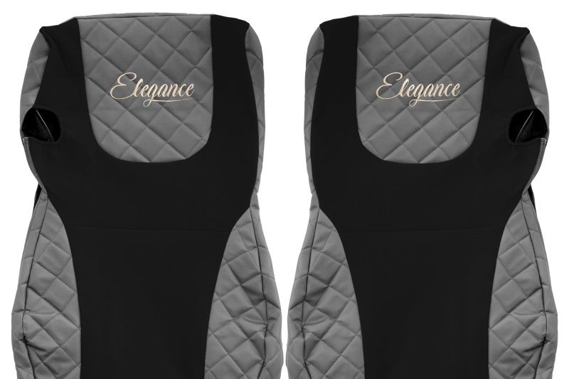 SEAT COVER SET compatible  DAF XF105 EURO 6 DIN 2013 GRAY  FX 07