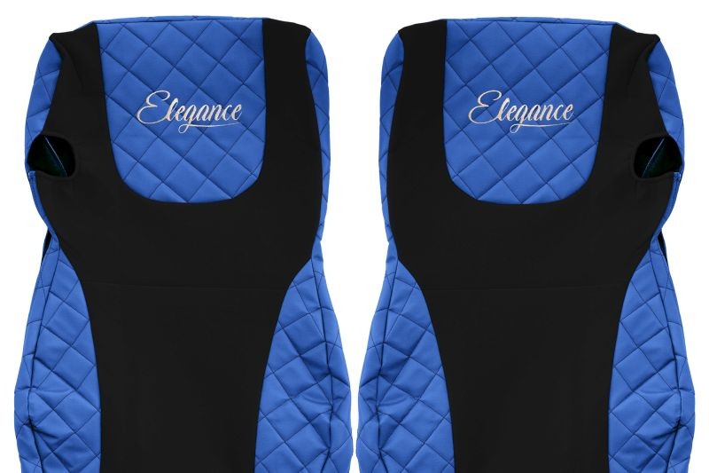 SEAT COVER SET compatible  DAF XF105 EURO 6 DIN 2013 BLUE  FX 07