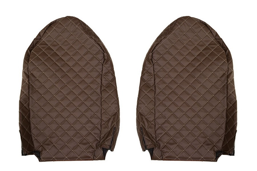 SEAT COVER compatible  MERCEDES ACTROS MP III.BROWN/ CHAMPAGNE FX 12