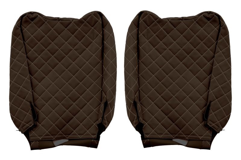  Seat covers - Elegance, compatible RENAULT T - ADJUSTABLE HEADRESTS-BROWN  FX 19