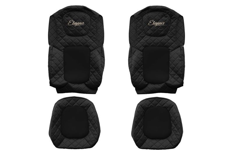 SEAT COVER  compatible  FORD F-MAX FROM 2018 BLACK   FX 24