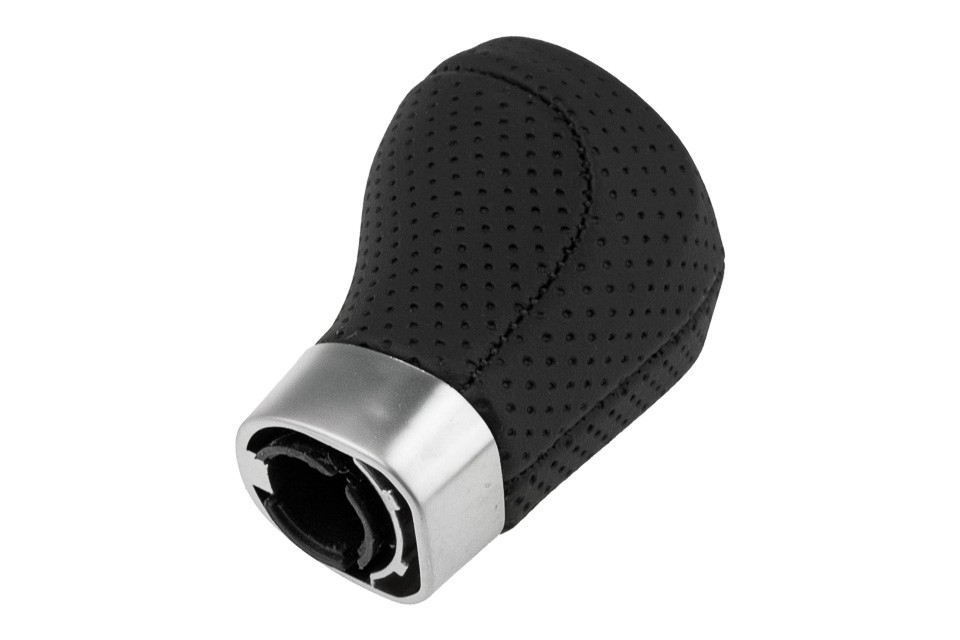 GEAR SHIFT HANDLE compatible BMW E81/E82/E87/E90/E91/E92/E93-/6 BIEGÓW,EKOSKÓRA,DIAMETER OTWORU MONTAŻOWEGO GAŁKI:15MM/- GZB-BM-012