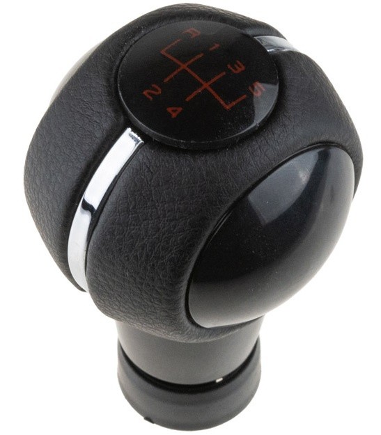 GEAR SHIFT HANDLE compatible MINI F54/F55/F56/F57/F60 / - Color: Black + Chrome + Red - GZB-BM-020
