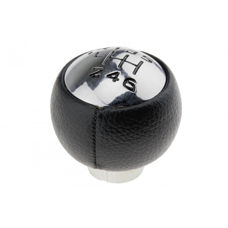 Gear shift handle compatible CITROEN BERLINGO,C3,C4,C4 PICASSO,C8,PEUGEOT 307,308,3008,407,5008,807,PARTNER /6 speeds/ - GZB-PE-000