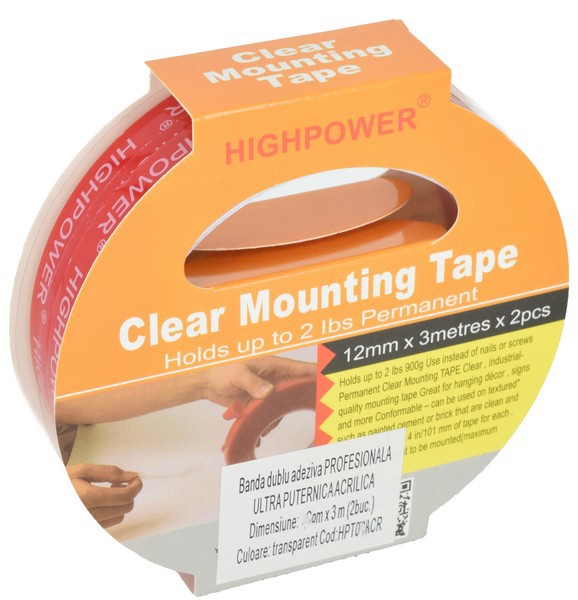 PROFESSIONAL double adhesive tape HPT04ACR 4.8cm X 3m