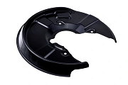 BRAKE DISC SPLASH PROTECTION compatible AUDI A4 00-08 BRAKE DISC HAMULCOWA 255MM /REAR, RIGHT/ - HTO-AU-013