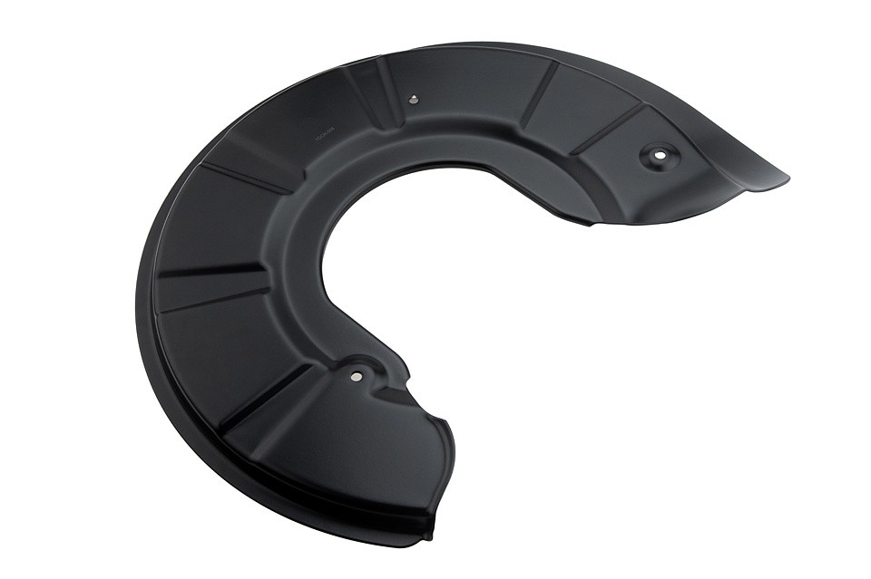 BRAKE DISC SPLASH PROTECTION compatible TESLA MODEL S 13-, MODEL X 15- 411MM /FRONT, LEFT/ - HTO-CH-008