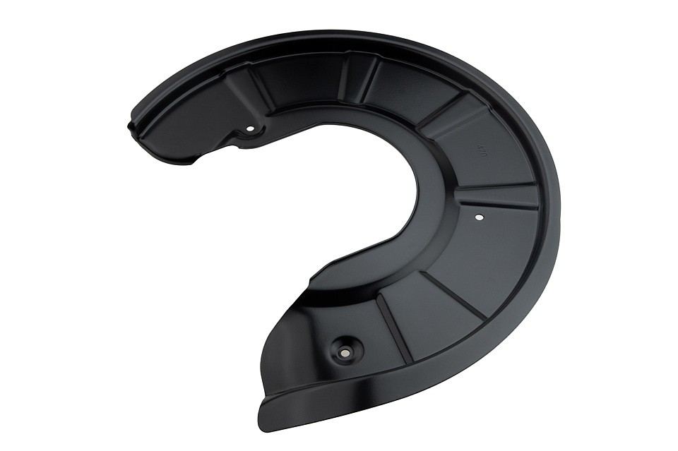 BRAKE DISC SPLASH PROTECTION compatible TESLA MODEL S 13-, MODEL X 15- 411MM /FRONT, RIGHT/ - HTO-CH-009