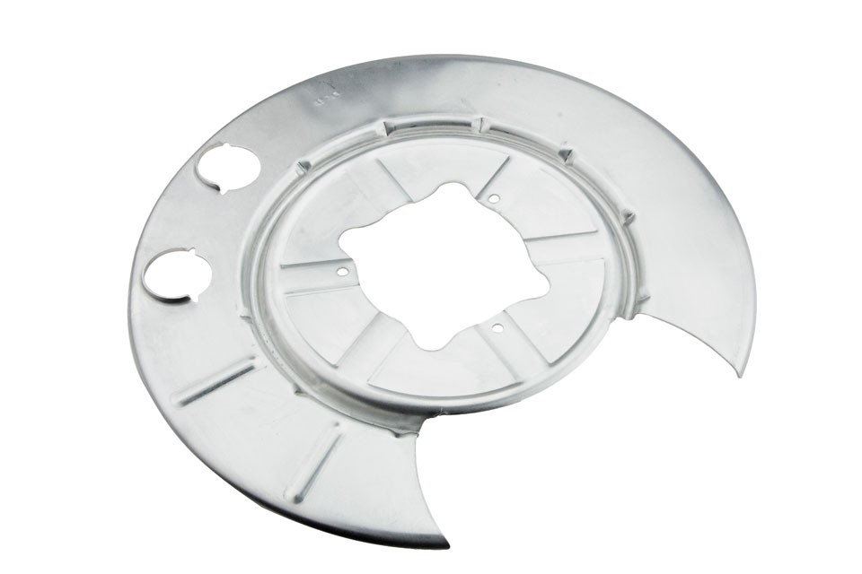 BRAKE DISC SPLASH PROTECTION compatible TESLA MODEL S 13-, MODEL X 15- GRUBOŚĆ 17.4MM /REAR, LEFT/ - HTO-CH-010