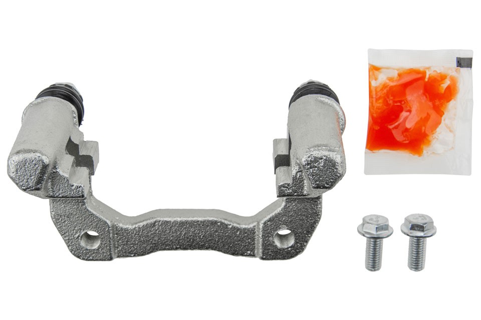 BRAKE CALIPER SUPPORT compatible VW PASSAT 07-14, TIGUAN 08-, SHARAN 10-, CC 08-, AUDI A3 03-11, Q3 11-, SEAT ALHAMBRA 10- /REAR, LEFT/ - HZT-VW-036A