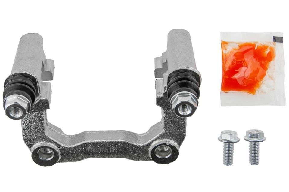 BRAKE CALIPER SUPPORT compatible VW PASSAT 07-14, TIGUAN 08-, SHARAN 10-, CC 08-, AUDI A3 03-11, Q3 11-, SEAT ALHAMBRA 10- /REAR, LEFT/ - HZT-VW-036A