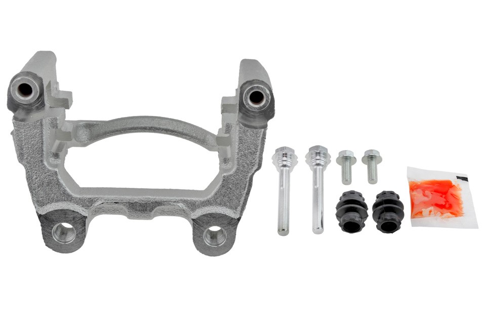 BRAKE CALIPER SUPPORT compatible VW PASSAT 07-14, TIGUAN 08-, SHARAN 10-, CC 08-, AUDI A3 03-11, Q3 11-, SEAT ALHAMBRA 10- /REAR, RIGHT/- HZT-VW-037A