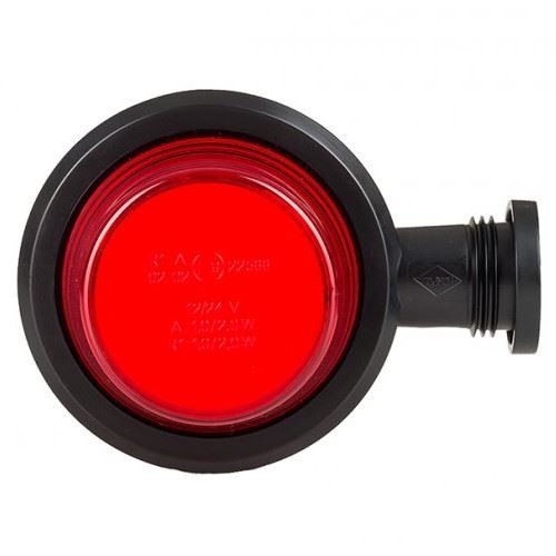 107mm armrest lamp, NEON LED, yellow-red LD 2627 Horpol