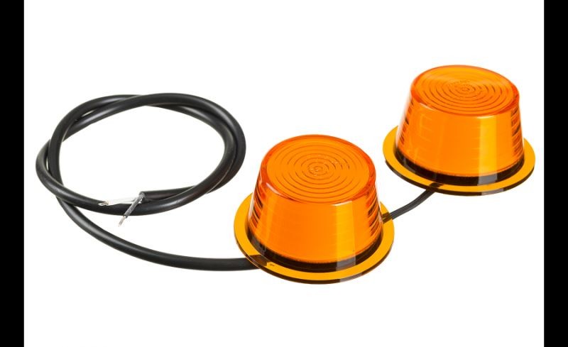 192mm long arm signal lamp, 18 neon LEDs, class Hor102B, LKD 2607 Horpol