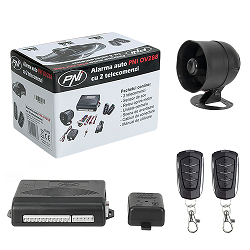CAR ALARM WITH 2 REMOTE CONTROLS AND CENTRAL LOCKING MODE (NO ACTUATORS) (includes green stamp tax) Manufacturer code: PNI-OV288