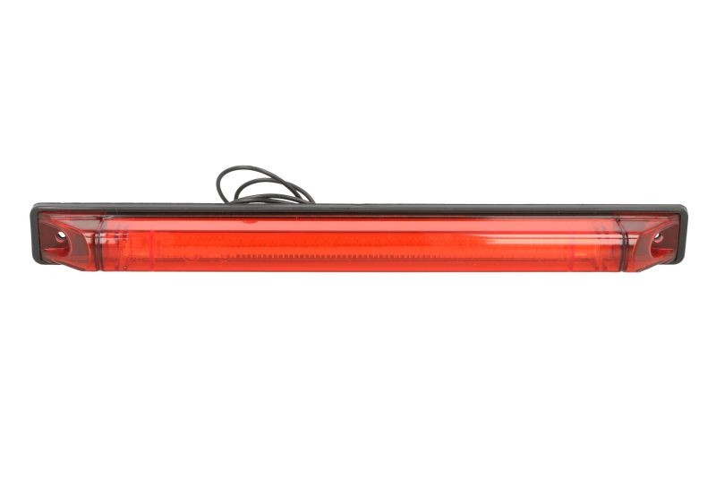 SM-UN080 Clarifying light TRUCKLIGHT - Outline marker lights, red, LED, height 24.6mm; width 250mm; depth 19.7mm, surface, hose length 250, no hanger, 12 / 24V