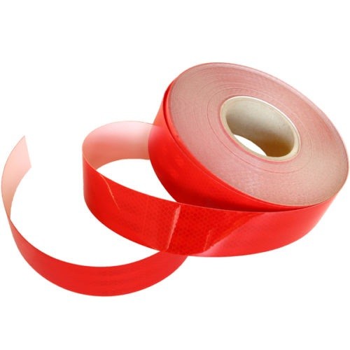 Red honeycomb reflective strip 5cm x 25m CH 022R PRODUCT CODE: TCT-3708