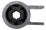 TRAPEZE SUPPORT rubber, metal compatible OPEL ASTRA 15- /FRONT, LOWER/ - ZTP-PL-009B